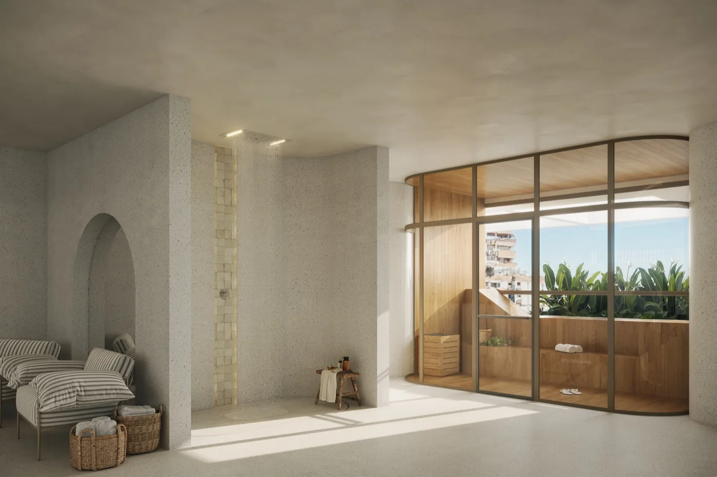 Sauna do Spa Wellness do Kronos by Tegra
